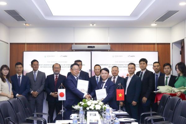 The Signing Ceremony of the Memorandum of Understanding to Develop Strategic Cooperation between Stavian Group & Sojitz Vietnam