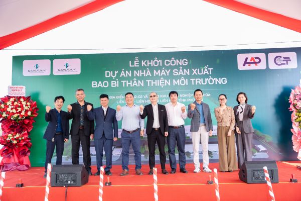 Groundbreaking Ceremony of the “Environmentally Friendly Packaging Factory” in Phu Tho: A New Step in Green Development Strategy